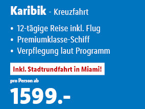 Karibik - Kreuzfahrt