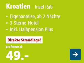 Kroatien - Insel Rab