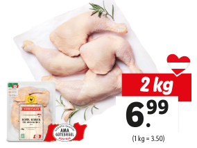 Wiesentaler Frische Hendlschenkel mit Rücken