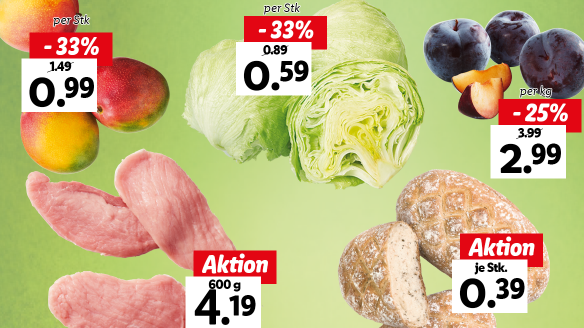 Aktionen der Frische-Vielfalt