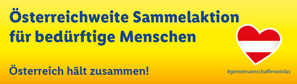 Österreichweite Sammelaktion