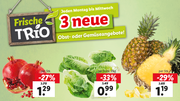 Aktionen der Frische-Vielfalt