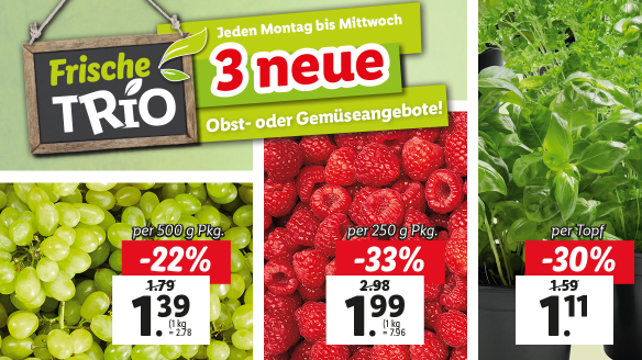 Aktionen der Frische-Vielfalt