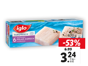IGLO MSC Pazifischer Polardorsch