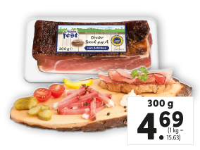 ALPENFEST Schinken- oder Speck-Spezialitäten