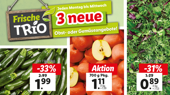 Aktionen der Frische-Vielfalt