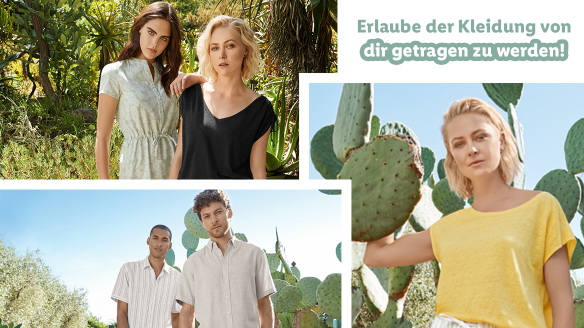 Sommerlich leichte Leinen-Mode