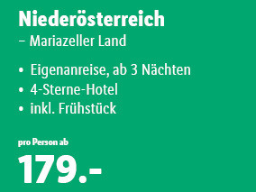 NIEDERÖSTERREICH - MARIAZELLER LAND