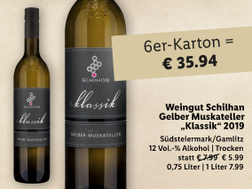 Weingut Schilhan Gelber Muskateller „Klassik“ 2019