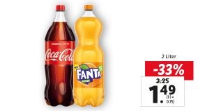 Coca Cola/Fanta/Sprite Limonade