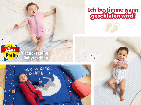 Dein Lidl Preis für zuckersüße Babytextilien