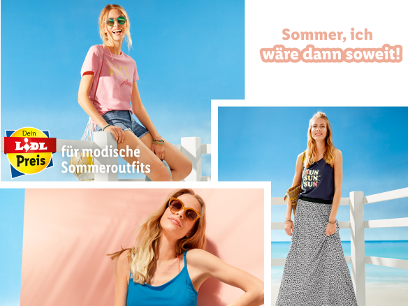 Dein Lidl Preis für modische Sommeroutfits