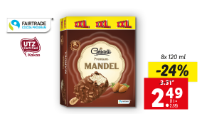 Stieleis Mandel