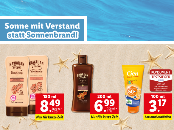 Schütze deine Haut!