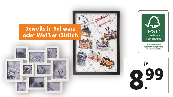 Bilderrahmen/Wandtafel