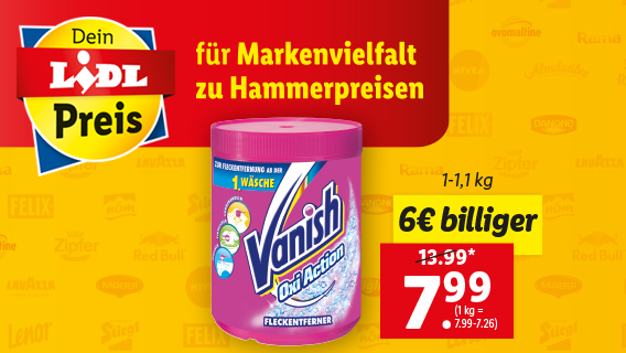 Markenvielfalt zu Hammerpreisen