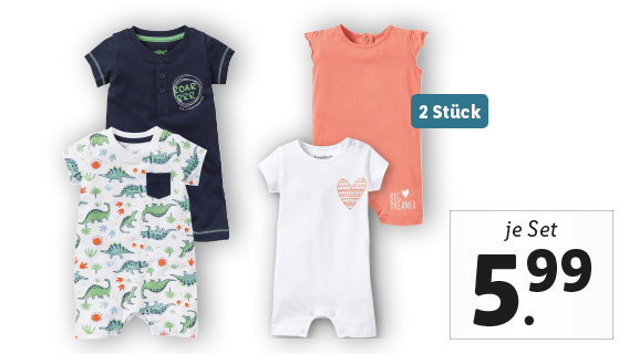Baby Pyjama, 2 Stück