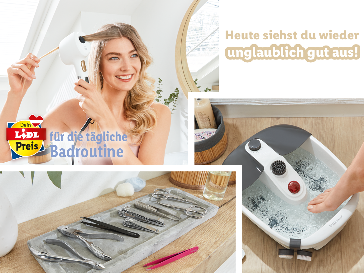 Tägliche Badroutine