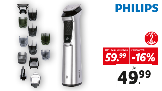 Philips Multigroom Universalhaarschneider „MG7720/15"