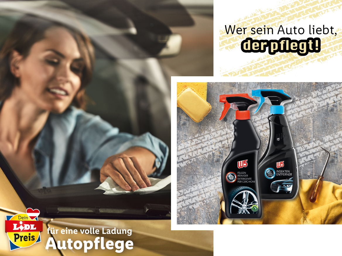 Eine volle Ladung Autopflege