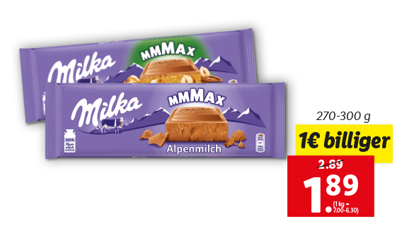 Milka Tafelschokolade