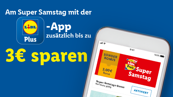 Mit Lidl Plus noch mehr sparen