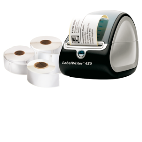 DYMO® Etikettendrucker LabelWriter 450 + 3 Etikettenrollen