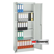 Universalschrank, Stahl, abschließbar, T 400 x H 1935 mm, 5 OH