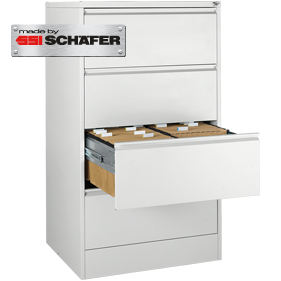 Hängeregistraturschrank zweibahnig + 50 Hängeregistraturmappen SET
