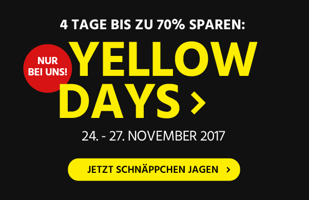 Yellow-Days Bis zu 70% Rabatt