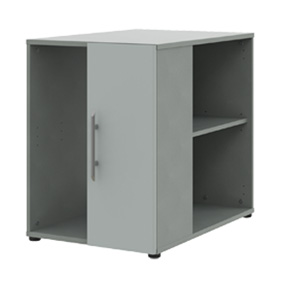 Standcontainer Office II, für PC-Tower, mit 2 Regalen, links/rechts verwendbar