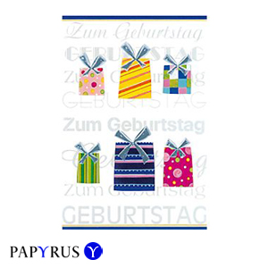 Geburtstagskarte "Präsent"
