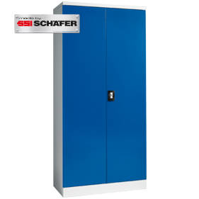 Universalschrank, Stahl, abschließbar, T 400 x H 1935 mm, 5 OH