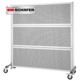 Schallschutzwand, fahrbar