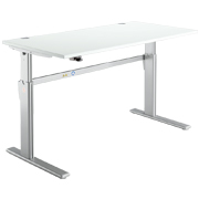 Schreibtisch Standard, einstufig elektr. höhenverstellbar, B 1200 – B 1800 x T800 x H 725-1185 mm