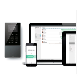 TimeMoto Zeiterfassung TM-616, Komplettsystem, ID per RFID und PIN, 200 Nutzer