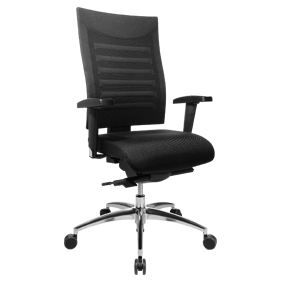Bürostuhl SSI Proline S3+, ohne Armlehnen, Synchronmechanik, bewegliches Sitzen