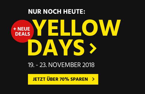 Nur noch heute: Über 70% auf Angebote sparen - YELLOW DAYS
