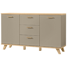 Sideboard OSLO, 3 Schübe, 2 Türen, B 1440 x T 400 x H 850 mm