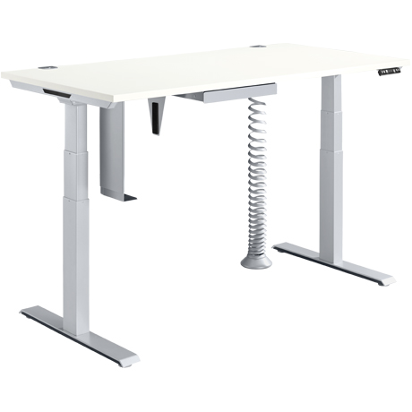 Komplettangebot MODENA FLEX 5-tlg., Schreibtisch elektr. höhenverstellbar, PC-Halterung + Schublade