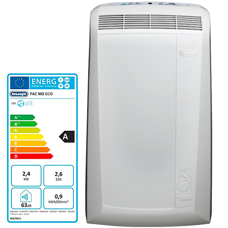 Mobiles Klimagerät De´Longhi Pinguino PAC N82 ECO, Luft-Luft System, bis 2,4 kW Kühlleistung,