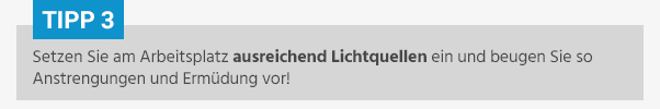 Tipp zur richtigen Beleuchtung in Büro, Lager & Betrieb
