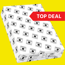 AKTION! Kopierpapier Office Point, DIN A4, 80 g/m², weiß, 1 Karton = 10 x 500 Blatt