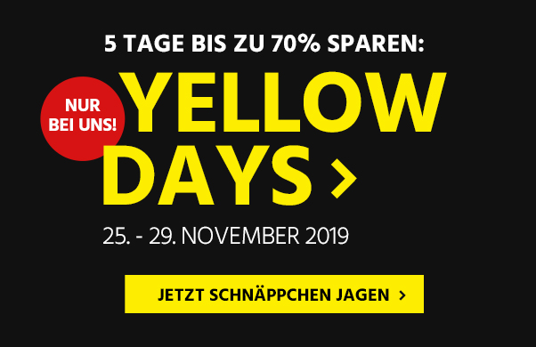 Yellow Days - Nur bis 29. November