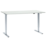 Top Deal Schreibtisch, einstufig elektrisch höhenverstellbar, Rechteck, T-Fuß, B 1600 mm