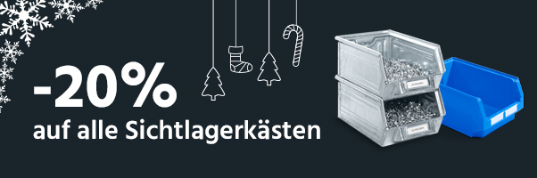 -20% auf Sichtlagerkästen