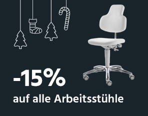 -15% auf Arbeitstühle
