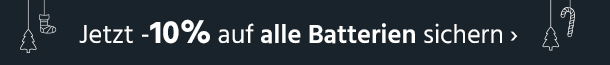 -10% auf alle Batterien