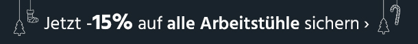 -15% auf alle Arbeitsstühle