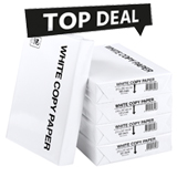 Top Deal Kopierpapier WhiteCopy, DIN A4, 80 g/m², reinweiß, 1 Karton = 10 x 500 Blatt